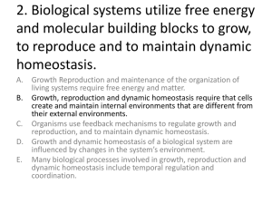 2. Biological systems utilize free energy and molecular building