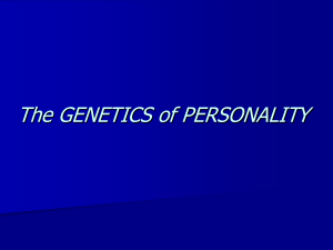 Behavior genetics