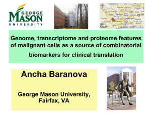 Genome, transcriptome and proteome features of malignant cells