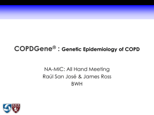 COPDGene - National Alliance for Medical Image Computing