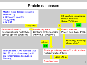 Where to find protein sequences ?