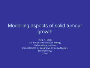 Modelling aspects of solid tumour growth