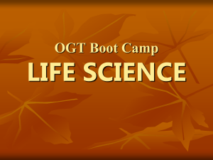 OGT Boot Camp LIFE SCIENCE