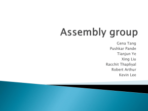 Assembly Presentation #1