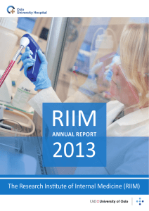 RIIM - Research at Oslo University Hospital