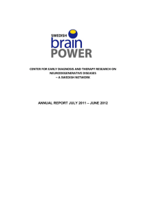 ACTIVITY REPORT III - Swedish Brain Power