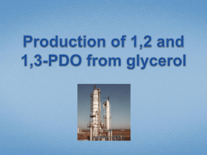 Obtencion of 1,2 and 1,3-PDO from glycerol - IQ