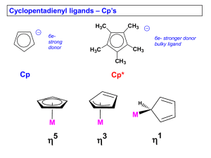 Chapter 9 ( Cyclopentadienyl)