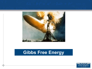 Gibb`s Free Energy PPT