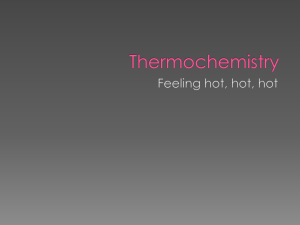 Thermochemistry Power point