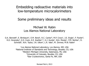 Rabin-NuMass-20130206 - LTD for Neutrino Physics @ MiB