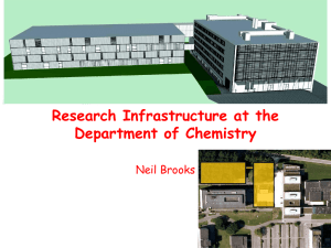 Research infrastructure at the Department of Chemistry