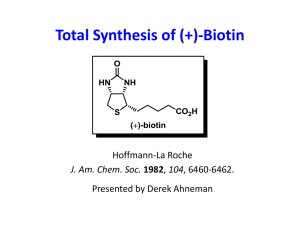 Hoffmann-La Roche Biotin