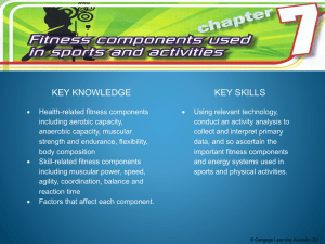 Chapter 7 - Fitness Components