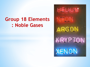 Group 18 Elements