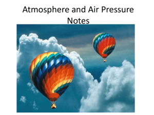 Air Pressure Notes