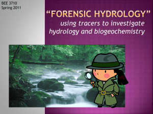 *Forensic hydrology*: