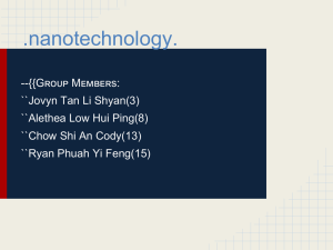 Nanotechnology - p6gesci-2013