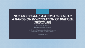 Not all crystals are created equal