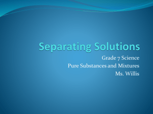 Separating Solutions - Grade 7 Science is Awesome!