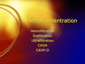 Hemoconcentration