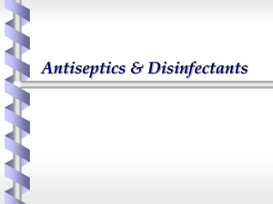 Antiseptics & Disinfectants