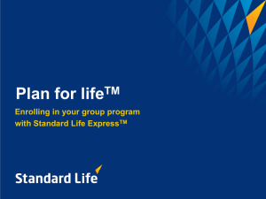 Plan for life™ - Standard Life