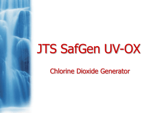 JTS UV-OX Chlorine Dioxide Generator