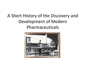 The Launching of Blockbuster Drugs During the Twentieth Century