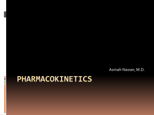 3. Pharmacokinetics1 Absorption