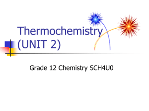 thermo chemi first lesson