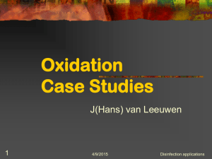 Oxidation case studies