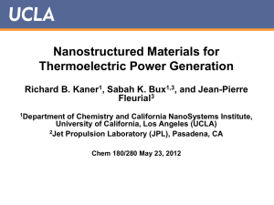 Thermoelectric slides powerpoint