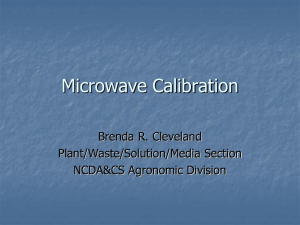 Microwave Calibration