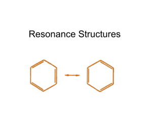 Resonance and Bond Strength of Molecules