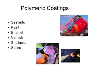 Polymeric Coatings - Loy Research Group