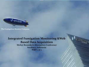 Integrated Fumigation Monitoring and Web Based Data Acquisition