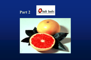 Characterization of Citrus Pectin Due to Season and