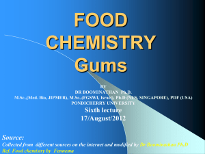 Functions of Gums in Food Systems
