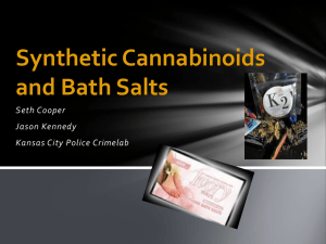 Synthetic Cannabinoids and Bath Salts