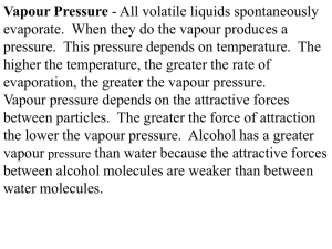 3 Vapour Pressure