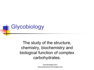 Glycobiology