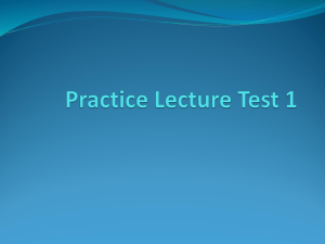 Practice Lecture Test 1