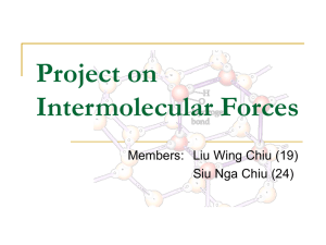 The Origin of Intermolecular Forces