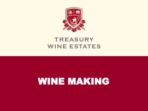 Fermentation - Treasury Wines