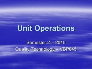 Unit Operation