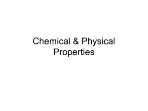 Chemical & Physical Properties