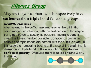 Alkynes Group