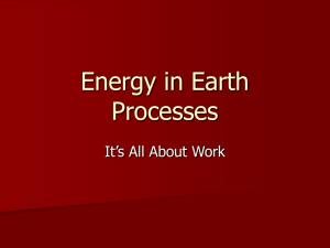 File energy in earth processes
