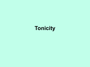 Tonicity Powerpoint
